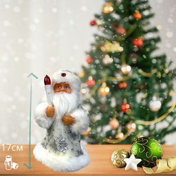 Дед мороз фигурка поющая 17см