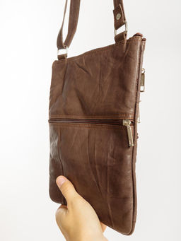 Сумка натуральная кожа через плечо №1114/62 - Ганг фото 4