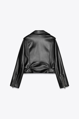 FAUX LEATHER BIKER JACKET - Zara фото 2