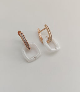 Серьги с керамикой