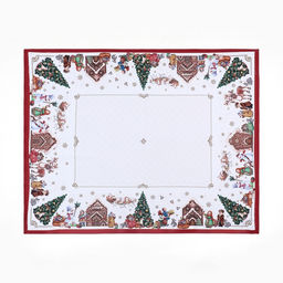 Скатерть новогодняя Доляна «Радостные моменты» 145×180 ± 3 см, 100% п/э