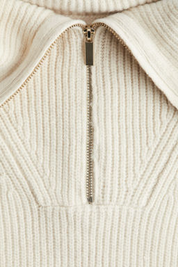 Jersey en punto de canal? con media cremallera - H&m фото 5