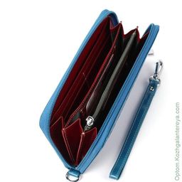 Женский кожаный кошелек на молнии Sergio Valentini СВ 3191-2023  фото 2