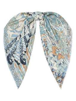 Платок жен. шелк+шерсть+мод 120х120 E16-8225-12 - Eleganzza фото 9