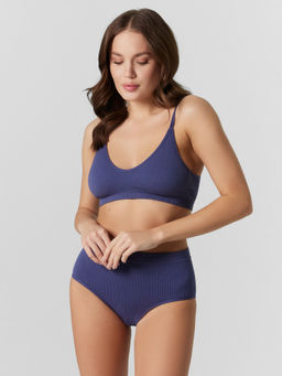 Цена за 2 штуки! Трусы шортики женские фиолетовые полночный синий 412745