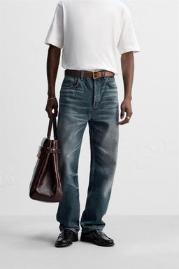 STRAIGHT ANKLE FIT JEANS - Zara фото 2