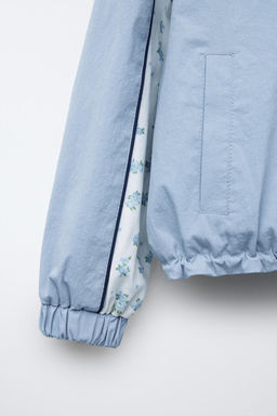 COMBINED FLORAL TECHNICAL BOMBER JACKET - Zara фото 4