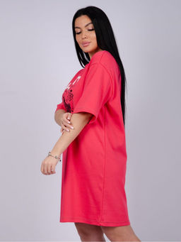 Сорочка Беверли синий, интерлок пенье - Малина фото 9