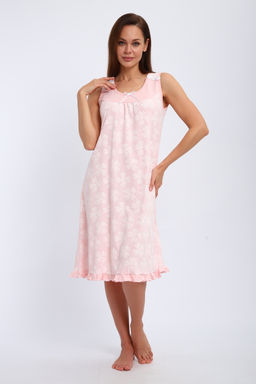 Ночная сорочка из кулирки Василиса персиковый