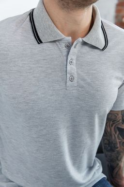 Спортивная футболка-поло Пике, 92% хлопок, 8% лайкра