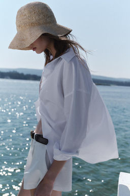 BASIC POPLIN SHIRT
