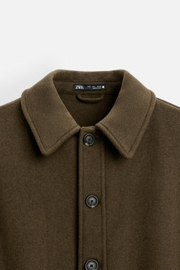 CONTRAST WOOL JACKET - Zara фото 8