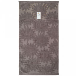 Полотенце махровое "Подсолнух" 50х90см, хлопок 100%, серый (Китай)
