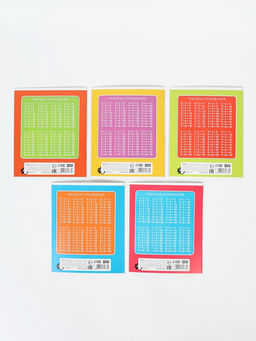 Цена за 20 шт. Тетрадь 12 листов в клетку, 5 видов МИКС  "Монстрики"