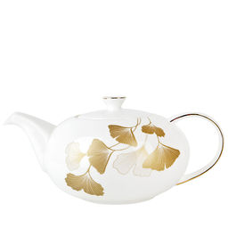 Чайник Ginkgo костяной фарфор v=1150мл (подарочная упаковка)