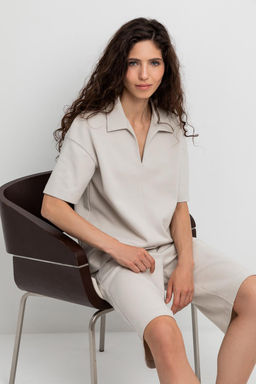 VERY NEAT _ ЕВТ 4078/бежевый шорты жен