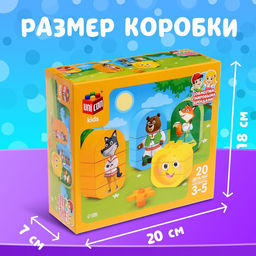 Конструктор Колобок, 20 деталей - Unicon фото 2