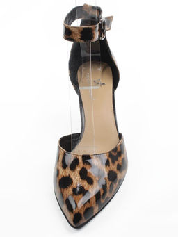 06-A71A-82PC BLACK/LEOPARD Туфли женские (натуральная кожа)