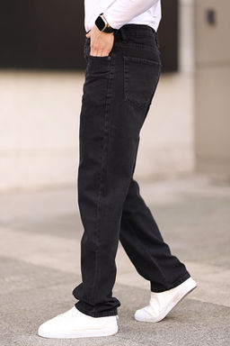 Siyah Smoke Erkek Baggy Fit Jeans Kot Pantolon TMNAW24JE00027 - Trendyolmilla фото 2