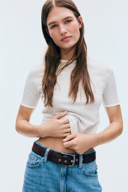 Camiseta de punto fino - H&m фото 9