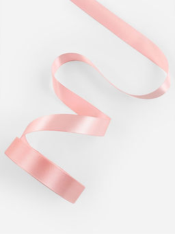 Лента атласная, 20 мм × 23±1 м, розовая