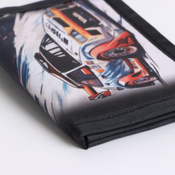 Кошелёк детский «Дрифт» Выбражулька, на липучке, чёрный