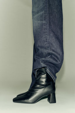 BLOCK HEEL ANKLE BOOTS