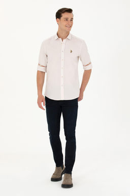 U. S. Polo Assn Мужская рубашка с длинным рукавом Stone - U.s. polo assn фото 18