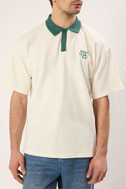 TRENDYOL MAN Lacivert Regular Polo Yaka Duz Orme Polo Yaka T-shirt TMNSS25PO00005 - Trendyolmilla фото 3