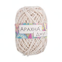 Пряжа ARACHNA Jute 100% джут 5 шт. х 100 г  10 г 90 м  5 м