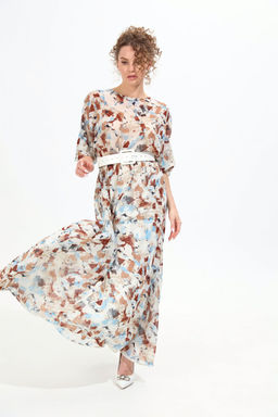 Платье NIKVA н963-1 акварель  фото 3