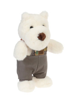 Мягкая игрушка "Пёсик в комбинезоне", 30 см