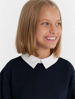 Джемпер для девочек в синем цвете - Mark formelle фото 5