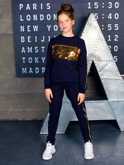 Костюм "Спорт-Шик",темно-синий