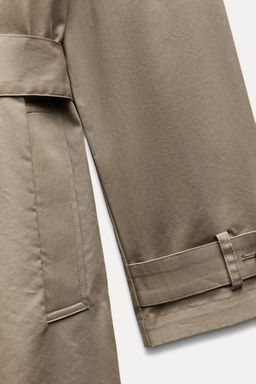LONG TRENCH COAT WITH BELT - Zara фото 10
