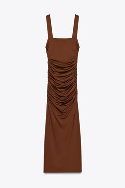 SHELL POLYAMIDE DRESS - Zara фото 8