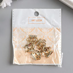 Цена за 5 шт. Декор для творчества стразы Корона 2х2 см - Арт узор фото 5