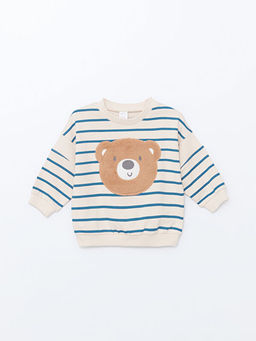Bisiklet Yaka Erkek Bebek Sweatshirt