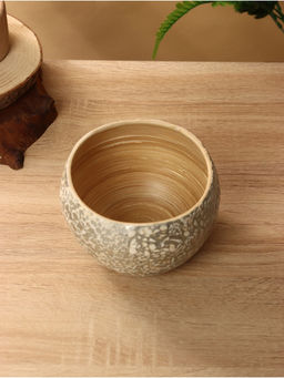 Ваза, 15×15×9 см, бамбук