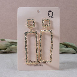 Серьги висячие Фэнтази, цвет золото, 7,3см - Queen fair фото 2