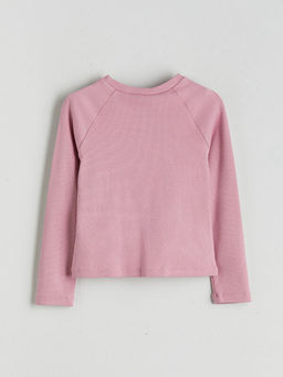 Bisiklet Yaka K?z ?ocuk Ti??rt