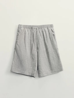 Шорты relax fit со льном / Zarina  фото 7