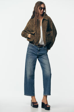 JEANS Z1975 STRAIGHT LOOSE MID-WAIST - Zara фото 4