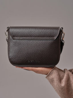 Сумка кожаная Azaro 30741 темно-коричневый соло