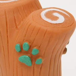 Игрушка пищащая Ветка с лапками для собак, 9 см, коричневая - Пижон фото 3