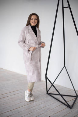 Пальто женское демисезонное 22555 (синий) - Kankan фото 24