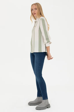 Женские темно-синие джинсовые брюки - U.s. polo assn фото 17