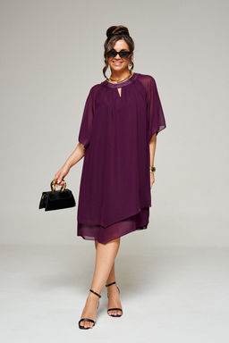 Платье 6325 ежевика