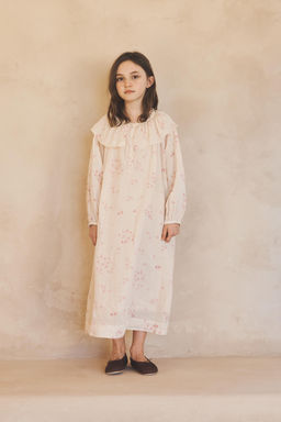 6-12 A?OS/ VESTIDO FLORES 100% RAMIO LIMITED EDITION / Rosas