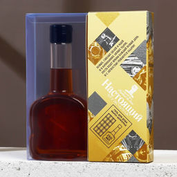 Подарочный набор «Настоящий мужчина»: гель для душа коньяк 250 мл и мыло для рук 90 г, Чистое счастье